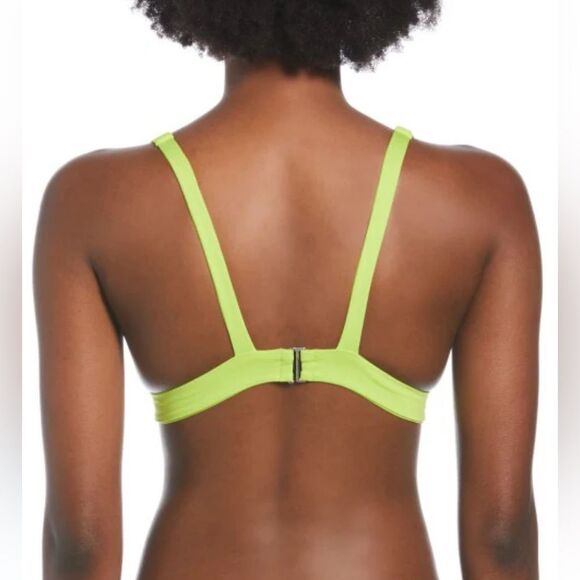 Nike Women's Essential V-Neck Bralette Bikini Top - Picture 2 of 8